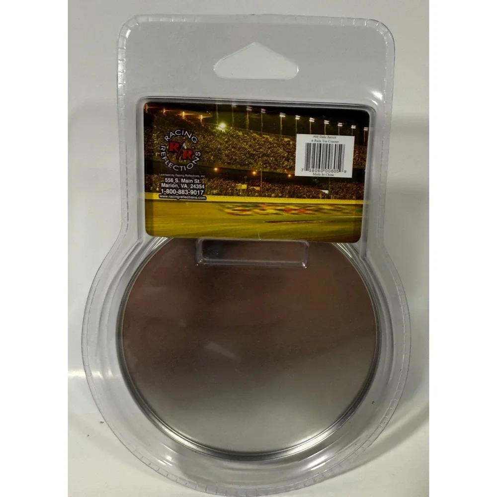 Racing Reflections NASCAR Coasters Dale Jarrett 88 UPS 6 Pack Tin New